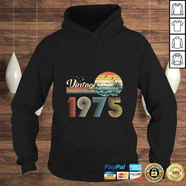 Womens Vintage 1975 Design 45 Years Old 45th birthday for Men Women TShirt