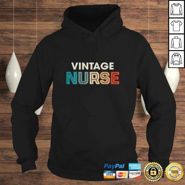 Womens Vintage Nurse Funny Girls Women Love Old Style Gift TShirt