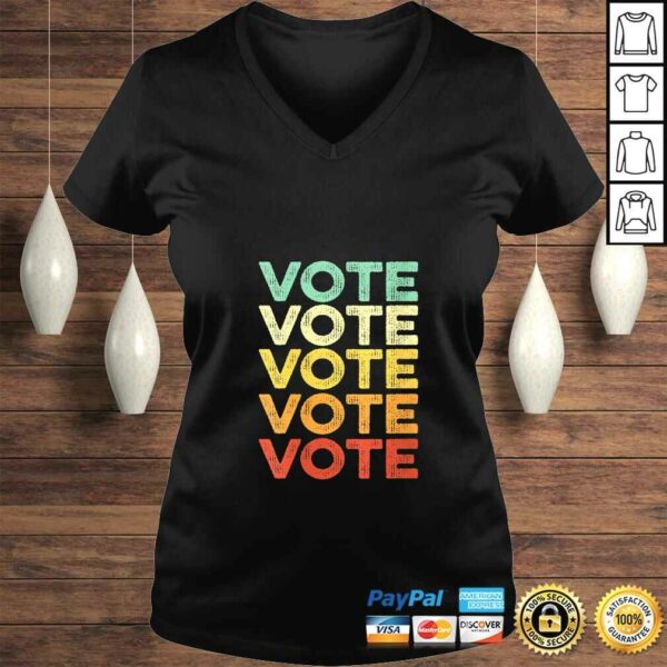 Womens Vote Shirt Women Men Retro Vintage Election 2020 Voter Gift TShirt