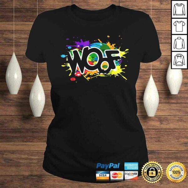 Woof LGBT ArShirt Gay Pride Pup Play Gift Tee