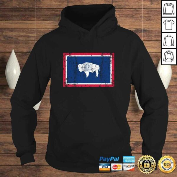 Wyoming Flag Birthday Gift Vintage Distressed Novelty Mom SweaTShirt