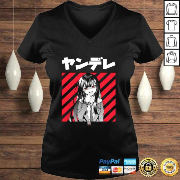 Yandere Japanese Anime Long Sleeve V-Neck T-Shirt