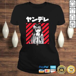 Yandere Japanese Anime Long Sleeve V-Neck T-Shirt 2 Yandere Japanese Anime Long Sleeve V Neck T Shirt 3