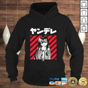 Yandere Japanese Anime Long Sleeve V-Neck T-Shirt 3 Yandere Japanese Anime Long Sleeve V Neck T Shirt 4