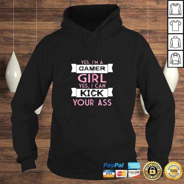 Yes I’m A Gamer Girl Funny Gamer Gift Zip Hoodie