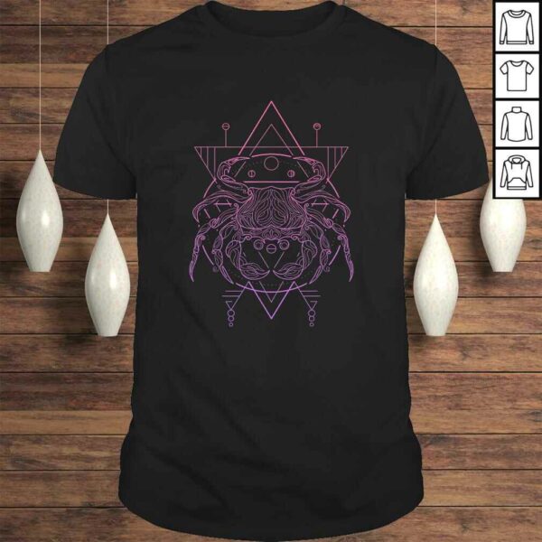 Zodiac Geometry – Cancer Astrological Sign Symbol Astrology TShirt