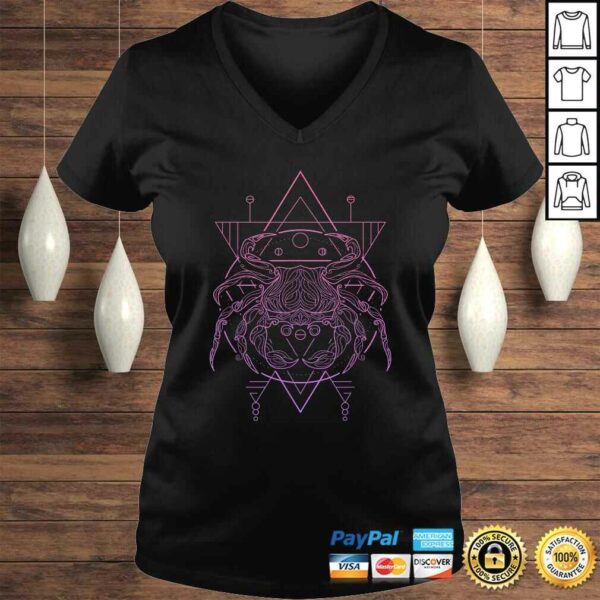 Zodiac Geometry – Cancer Astrological Sign Symbol Astrology TShirt