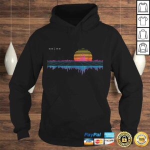 outrun synthwave vaporwave retro sunset aesthetic V Neck T Shirt 4