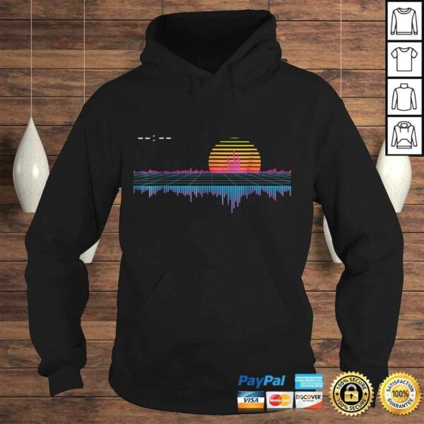 outrun synthwave vaporwave retro sunset aesthetic V-Neck T-Shirt