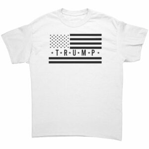 Black American Flag Donald Trump T Shirt 3