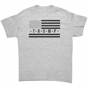 Black American Flag Donald Trump T Shirt 4