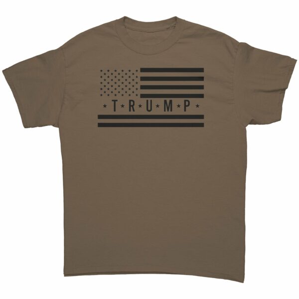 Black American Flag Donald Trump T-Shirt