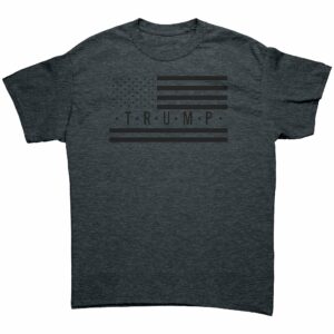 Black American Flag Donald Trump T Shirt 7
