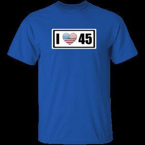 I Love 45 Trump T-Shirt 6 I Love 45 Trump T Shirt 7 1
