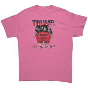 MAGA Trump Girl No Apologies T Shirt 3