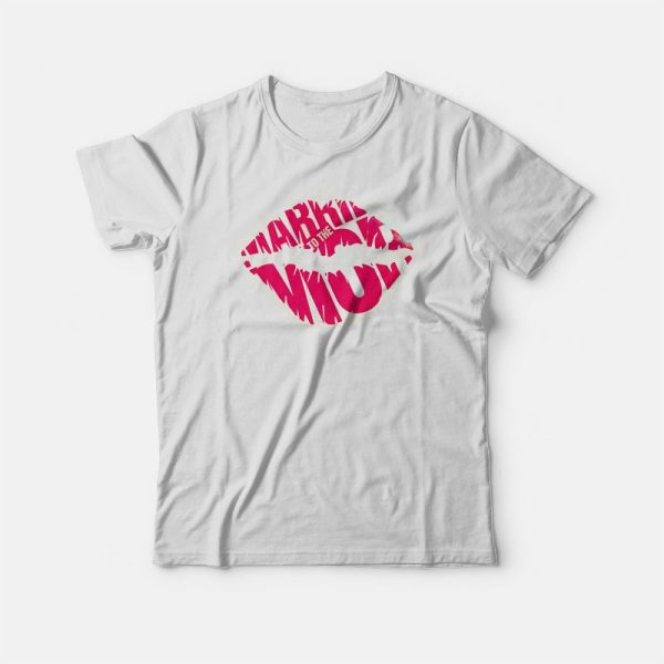 Married To The Mob Pink Signature Lips T-shirt