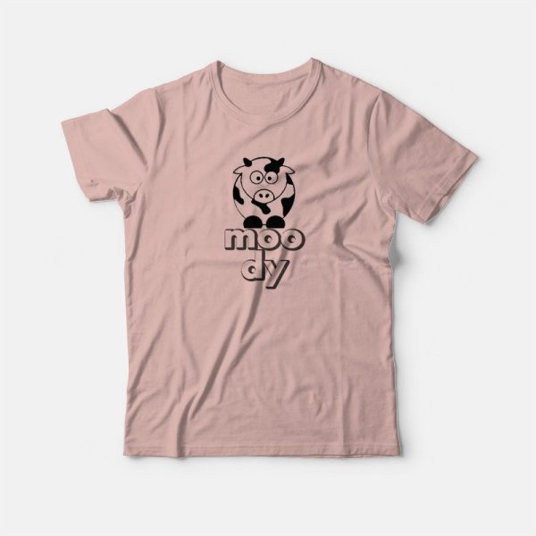 Moody Cow Funny T-shirt