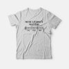 Music Literacy Matters I Like To Eat Titties T-Shirt