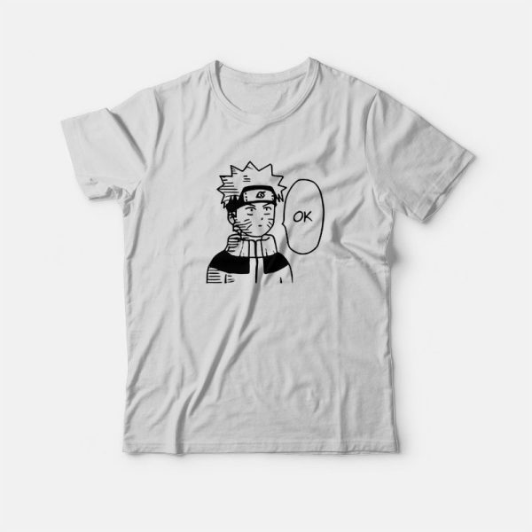 Naruto One Punch Man Crossover T-Shirt