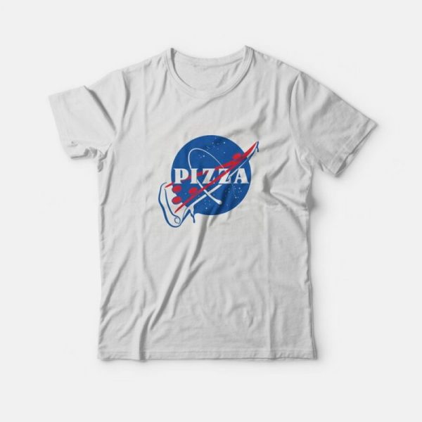 Nasa Pizza Slice Funny T-Shirt