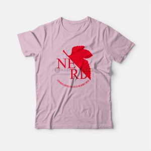 Nerd Neon Genesis Evangelion Nerv Logo Parody T-Shirt Nerd Neon Genesis Evangelion Nerv Logo Parody T-Shirt