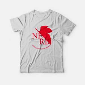 Nerd Neon Genesis Evangelion Nerv Logo Parody T-Shirt 2 Nerd Neon Genesis Evangelion Nerv Logo Parody T Shirt 3