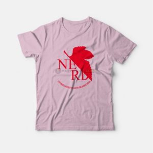 Nerd Neon Genesis Evangelion Nerv Logo Parody T-Shirt 3 Nerd Neon Genesis Evangelion Nerv Logo Parody T Shirt 4