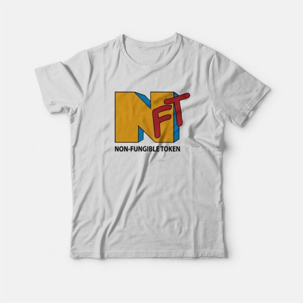 Nft Non Fungible Token Mtv Parody T-Shirt