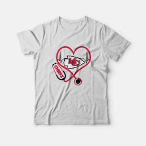 Nurse Heartbeat Kansas City Chiefs T-Shirt