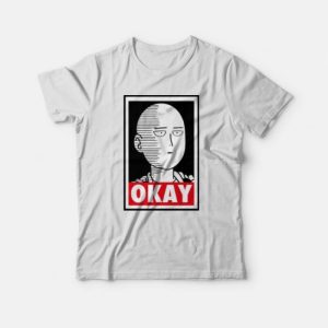 Okay One Punch Man Saitama T-Shirt Okay One Punch Man Saitama T-Shirt