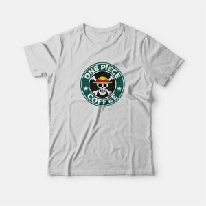 One Piece Coffee Starbucks Coffee Parody T-Shirt One Piece Coffee Starbucks Coffee Parody T-Shirt