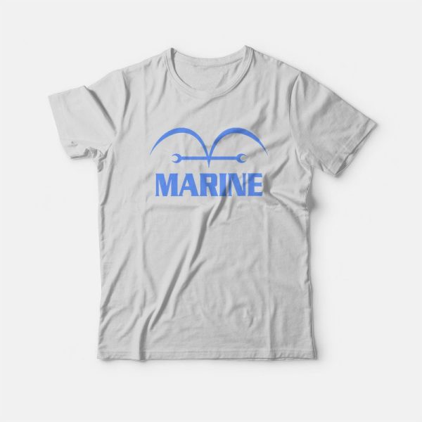 One Piece Marine Logo T-Shirt