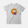 Orange Puffle Club Penguin T-Shirt