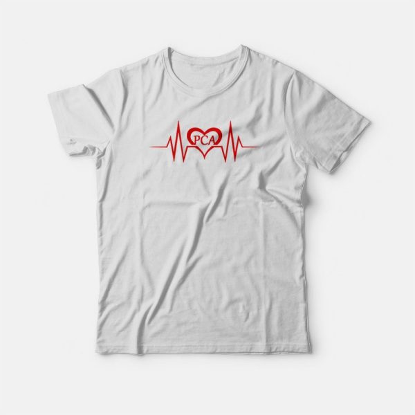 Pca Heartbeat Design T-shirt