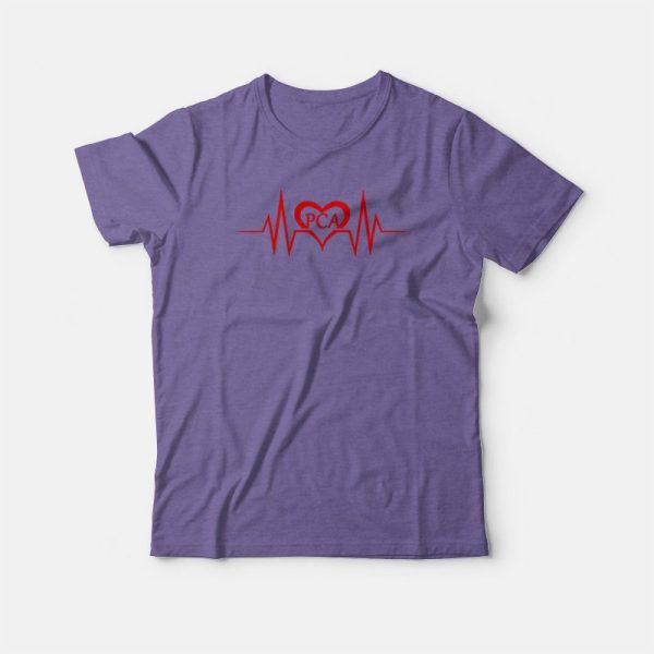 Pca Heartbeat Design T-shirt