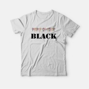 People Of Color Black T shirt For Unisex 3