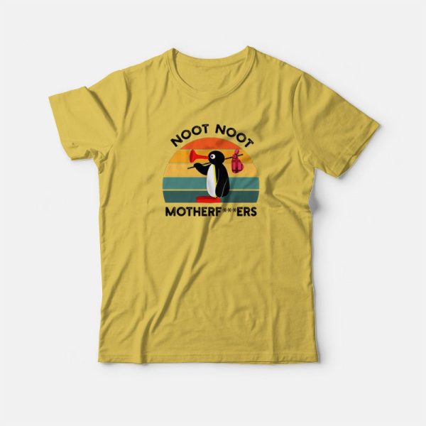 Pingu Noot Noot Motherfuckers T-shirt Vintage