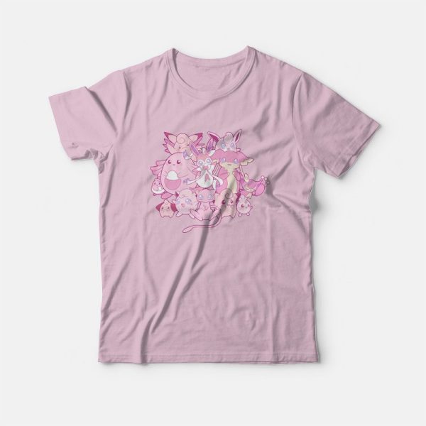 Pink Pokemon T-Shirt