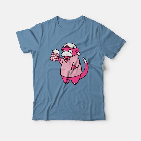 Pokemon Slowbro Frat T-shirt Slowpoke