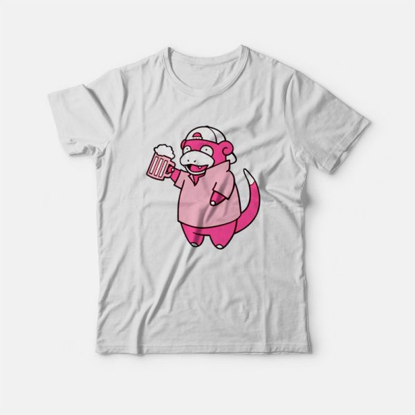 Pokemon Slowbro Frat T-shirt Slowpoke