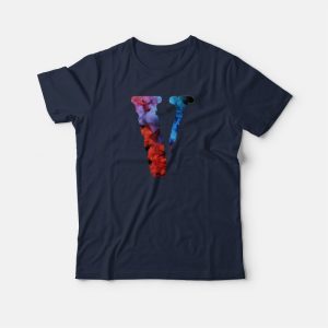 Pop Smoke Colored V Logo T shirt 3