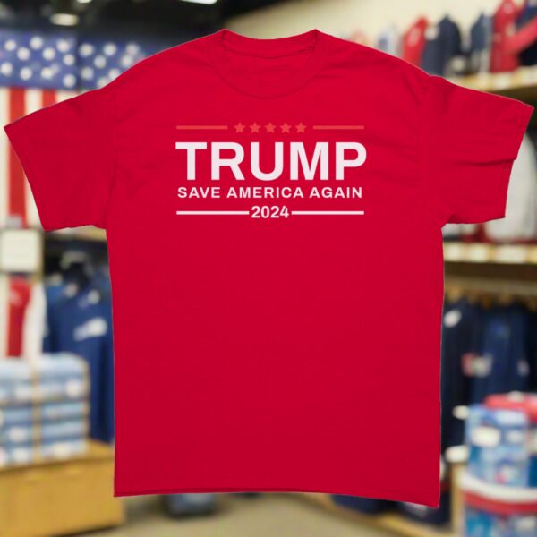 Red Trump Save America Again Red T-shirt