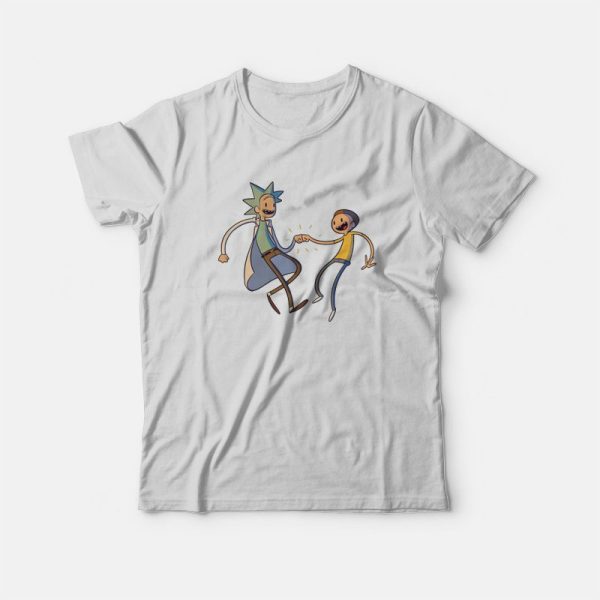 Rick and Morty Adventure Time Crossover T-Shirt