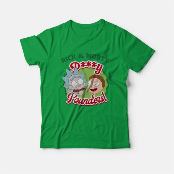 Rick and Morty Pussy Pounders T-shirt