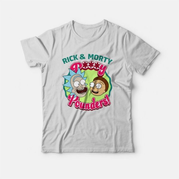 Rick and Morty Pussy Pounders T-shirt Funny