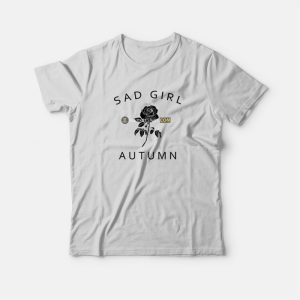 Sad Girl Autumn T-Shirt Sad Girl Autumn T-Shirt