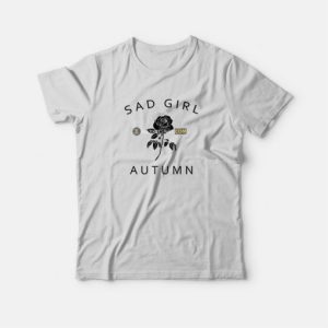 Sad Girl Autumn T-Shirt 3 Sad Girl Autumn T Shirt 4