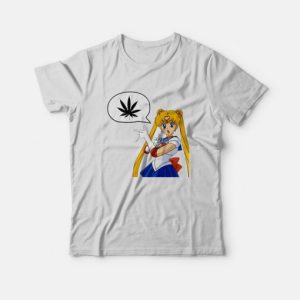 Sailor Moon Marijuana T-Shirt 2 Sailor Moon Marijuana T Shirt 3