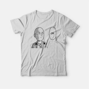 Saitama OK One Punch Man T-shirt Saitama OK One Punch Man T-shirt