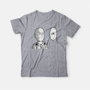 Saitama OK One Punch Man T-shirt 2 Saitama OK One Punch Man T shirt 3
